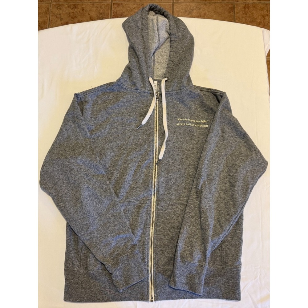 Alexis Bailly Vineyard Hastings MN - Full Zip Hoodie - Gray - Size M